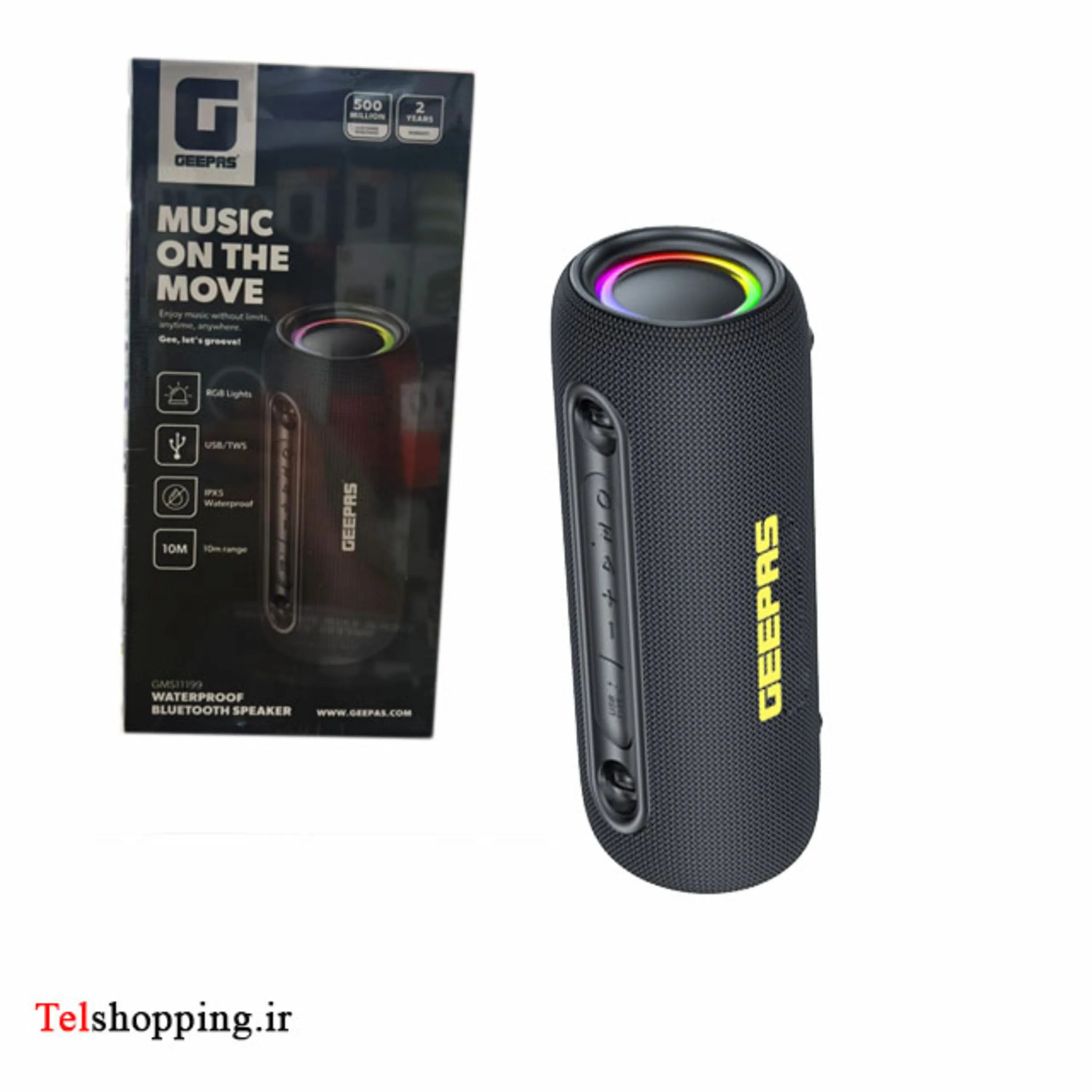 بلندگوی بلوتوث ضد آب جیپاس GEEPAS مدل GMS11199